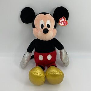 Ty Beanie Buddies Mickey Mouse Disney Sparkle 13”